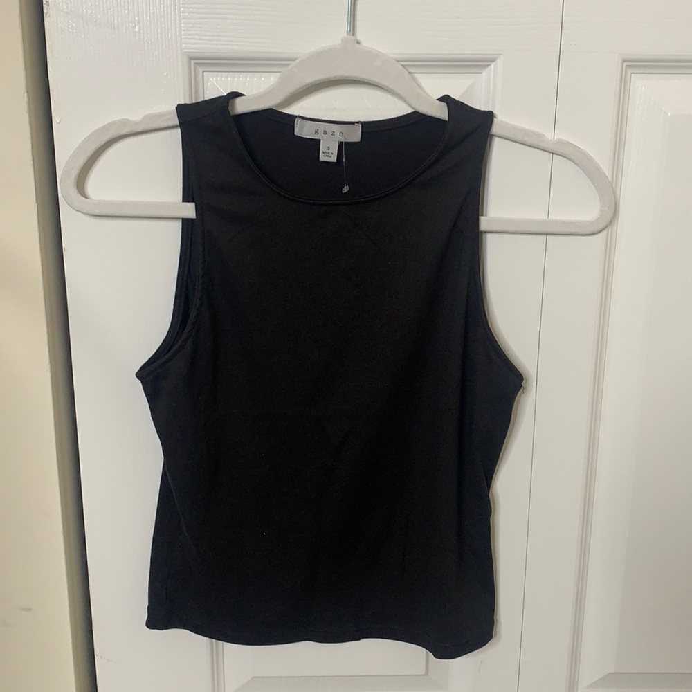 Black tank top small